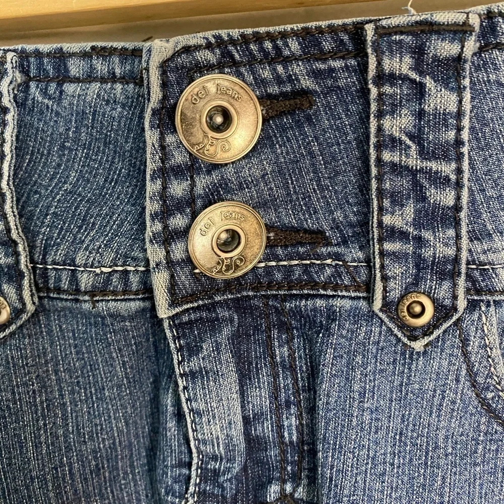 DEI Women's Denim Mini Jean‎ Skirt Size 5/6 - Picture 3 of 12